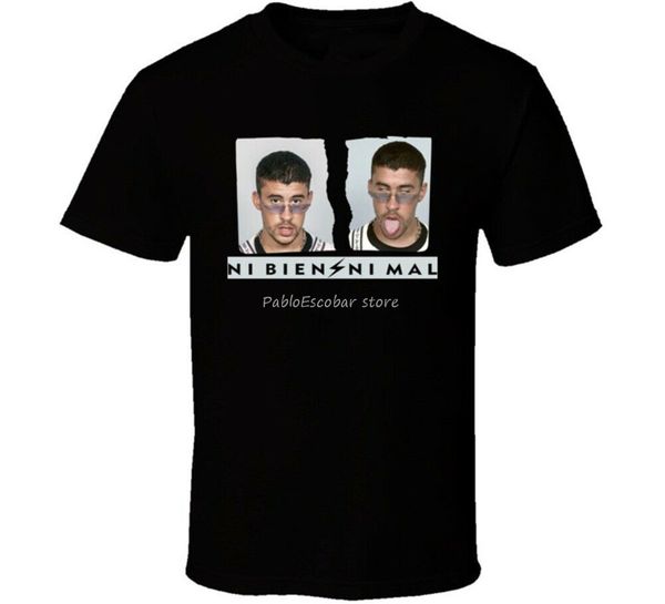 

men new man bigger size teeshirt bad bunny ni bien ni mal x pre spanish trap reggaeton regueton hoodie designers t shirts sweatshirt