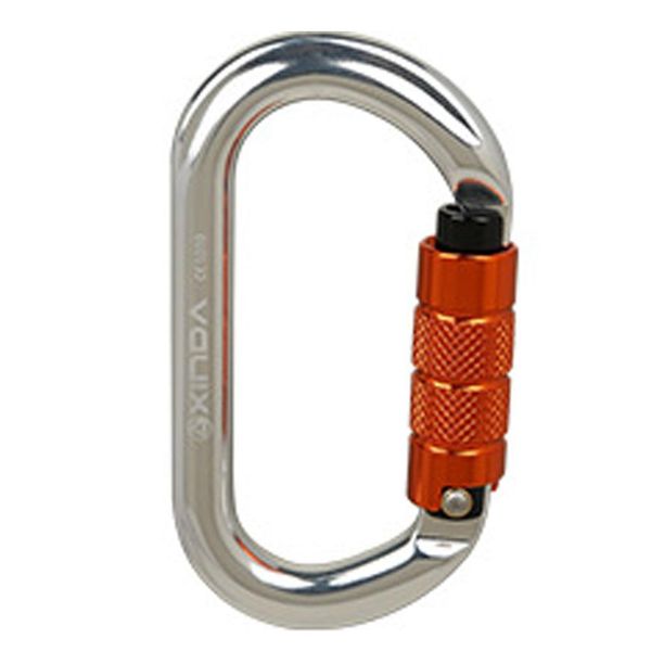 

блокировка овального скалолазания карабин-карабин сверхмощный разъем трубки o пряжка собака гамак зажим для альпинизма альпинизм пещеры h jl