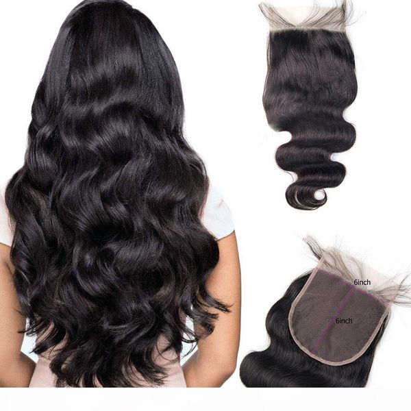 

malaysian virgin human hair 6x6 lace closure body wave hair extensions closure natural color swiss lace 8-20inch 6*6, Black;brown