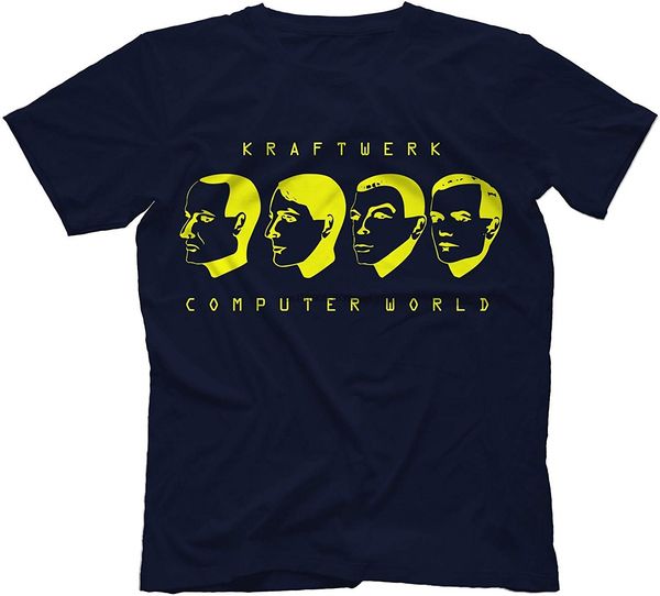 

kraftwerk computer world t shirt men women tee shirt fashion 100% cotton t-shirt sport hooded sweatshirt hoodie
