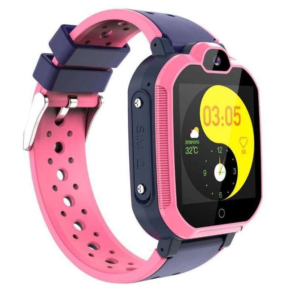 

4g netcom all touch p china electronic positioning children's phone waterproof smart watch, Blue