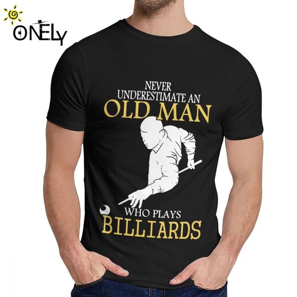 

never underestimate billiards old who play billards soft slim round neck hip hop short sleeve hooded sweatshirt hoodie men t shirt