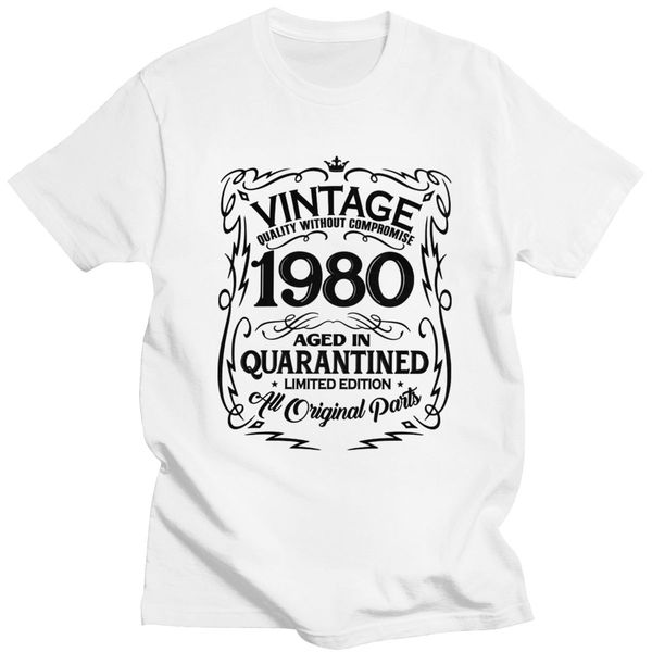 

mens vintage 1980 tshirt short sleeved 40th birthday all original parts shirts quarantined tee hooded sweatshirt hoodie men t shirt