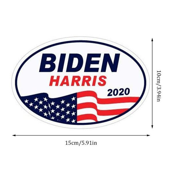 

10шт автомобили наклейка буква для печати крытых открытых съемных президентских выборов водонепроницаемых лакированной для ноутбуков джо бай