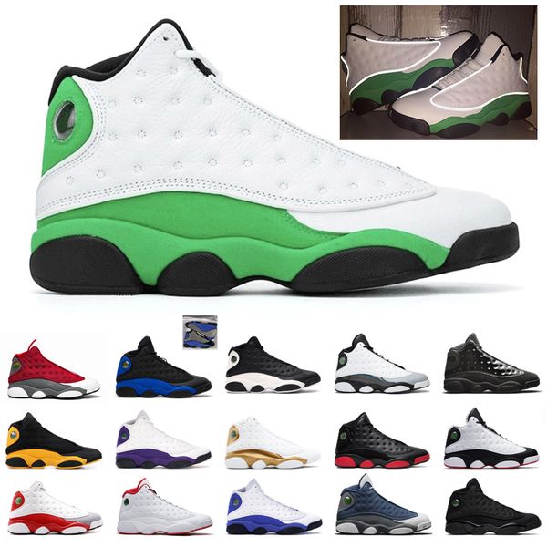 

13 13s jumpman men women shoes class of 2002 hyper royal lucky green playground 13s mens sports sneakers