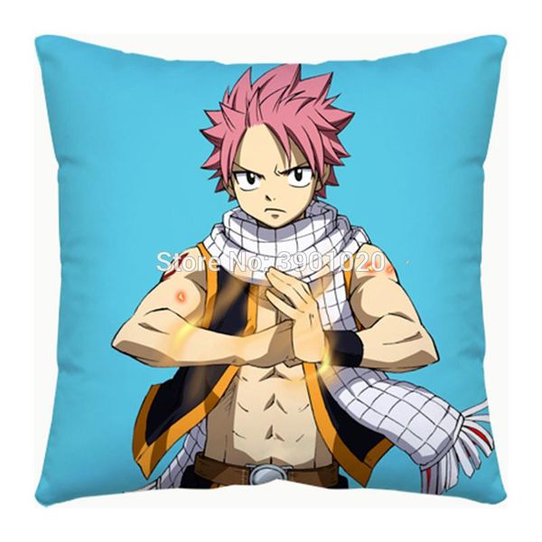 

pillow anime fairy tail natsu dragneel gray cartoon square