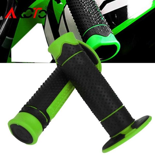 

for klx250 klr650 klx140 klx110 kx65 kx85 kx100 ninja 400 650 7/8" 22mm motorcycle rubber hand grips handle gel1