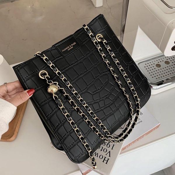 

retro stone single shoulder women's bag2020new fashion chain women's bag korean brand designer shoulder bag