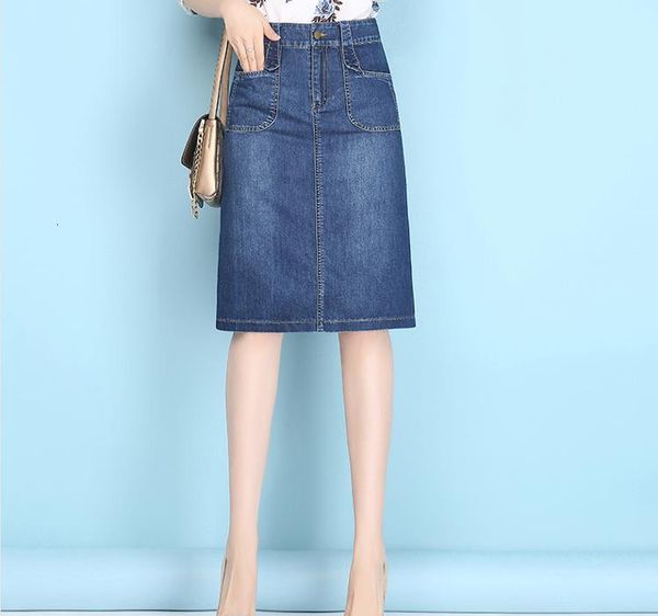 

Women Were Spring Jeans Summer New Waist Word Skirt W3ef, Black