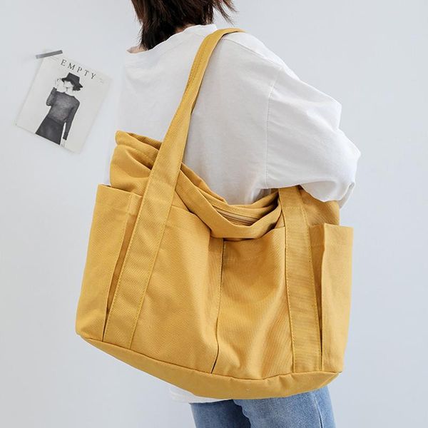 

2020 women bags korean canvas cotton female handbags shoulder bag ladies handbags casual canvas tote bag beach whole sale