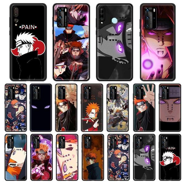 

huawei mobile phone shell p30 p40 p20 lite 30 pro p smart 2019 z p smart 2020 s 2021 pyrosilicon animation akatsuki naruto