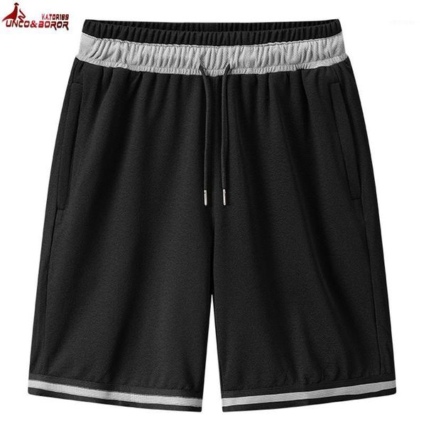 

men`s casual beach shorts for gym joggering 7xl 8xl knitting short men elastic waist basketball workout running shorts clothing1, White;black