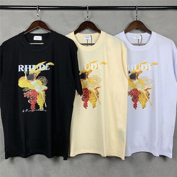 

2022ss t-shirt men women 1 tee oversized short sleeve cotton, White;black