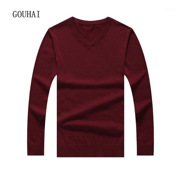 

100% cotton new autumn sweater men winter pullover men solid color full sleeve slim fit mens sweaters -3xl1, White;black