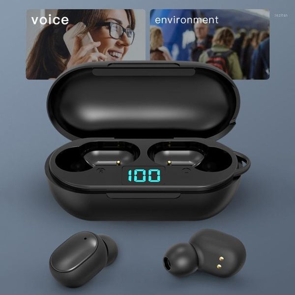 

h6 wireless bluetooth 5.0 tws mini earbuds digital display handsheadset1