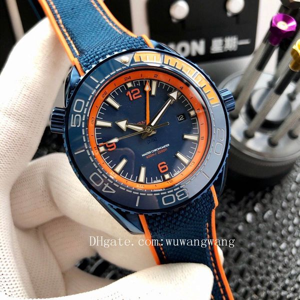

2020 sea boss gmt ceramic bezel watches aqua master terra men planet wristwatches ocean james bond 007 mens watch d40301