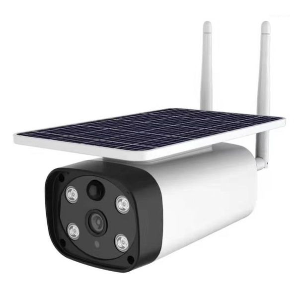 

1080p outdoor solar panel battery ip camera wifi ip powered p2p security surveillance rechargeable with pir motion detection1