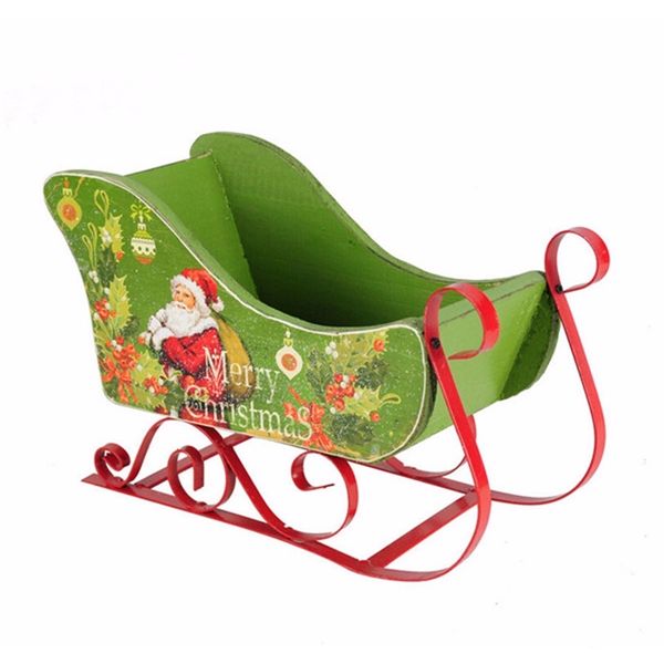 

sleigh car wooden christmas decoration
