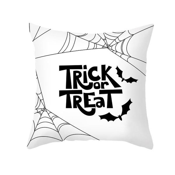 

single sided printed cushion cover 4545 2020 halloween skull pillowcase sofa cushions pillow cases pillow covers 0276 swy yxlqmw loveshop01