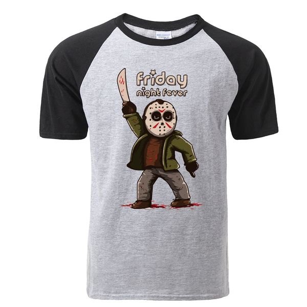 

sport thorror prison friday the 13th maniac movie tshirt men funny raglan t shirt summer cotton short sleeve tshirt tees