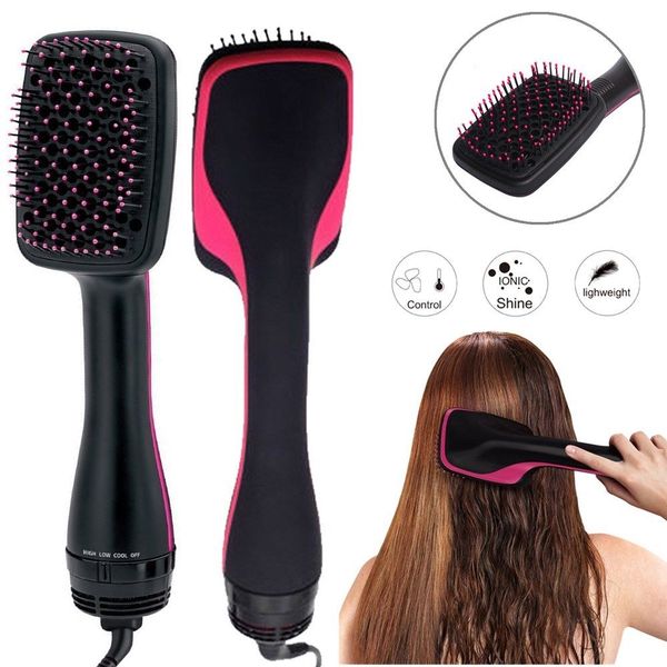 

professional one step hair dryer brush hair styler comb styling straightener hair blow dryer curler comb salon curling iron