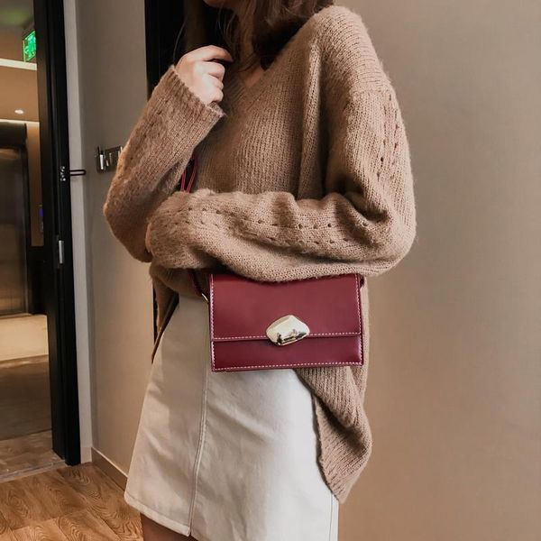 

fashion women handbag satchel shoulder pu leather messenger purse tote cross body bag