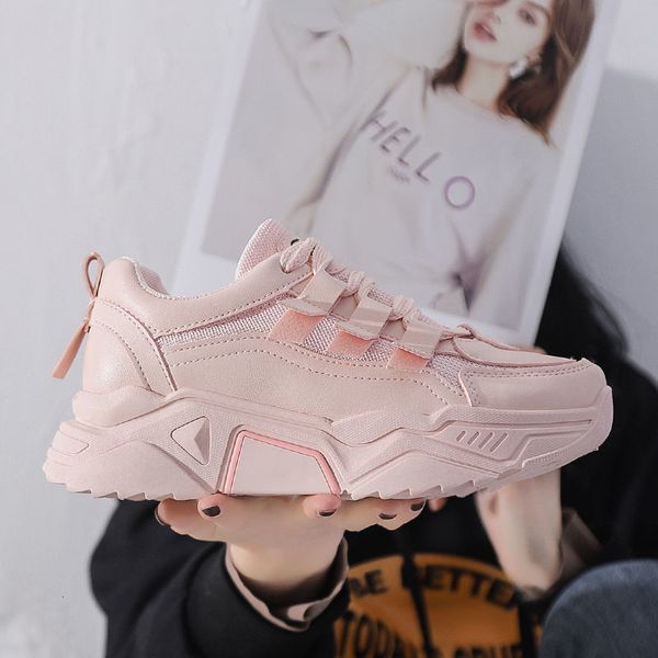 

new 2021 women's fall student white in warm sports shoes 3 colours pu+ mesh 1 ei5z, Black