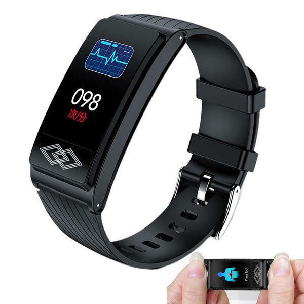 

men's ppg hrv wristband, intelligent waterproof sports watch with ecg and heart rate cont