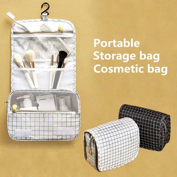 

storage bags portable organizer bag women travel handbag purse lady cosmetic female tote foldable hanging home wash
