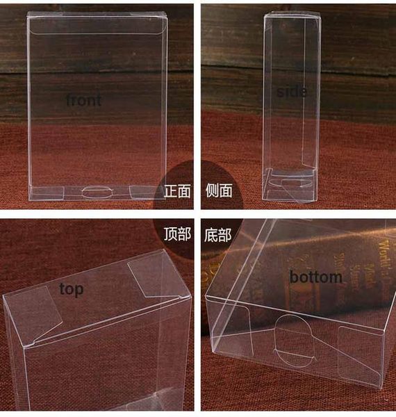 

5pcs lot pvc package box different sizes retangular transparent package box plastic packaging box for souvenir candy wedding bbyajg bwkf