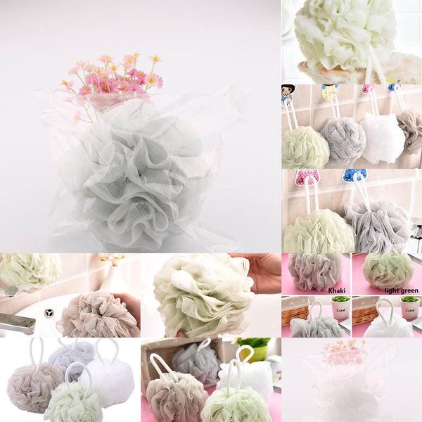

milk mesh exfoliating ball towels body cleaner bathing shower pe bath flower bathroom accessories 3 nztbz