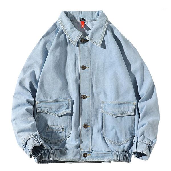 

autumn new men denim jacket clthes men cowboy spring casual bomber jacket male jean mens coats and jackets outwear plus size 3xl1, Black;brown