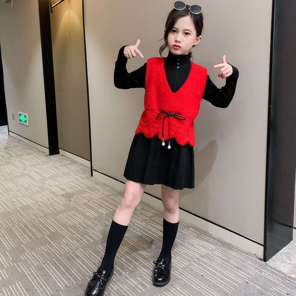 

mink veet girls' children's pullover suit t-shirt autumn and winter zhongda tongchao sweater korean sle 4wa0, Blue