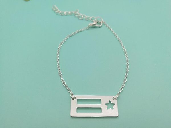 

simple tx texas flag bracelet usa state flag bracelet us america state bracelets with star bars for souvenir gifts, Golden;silver