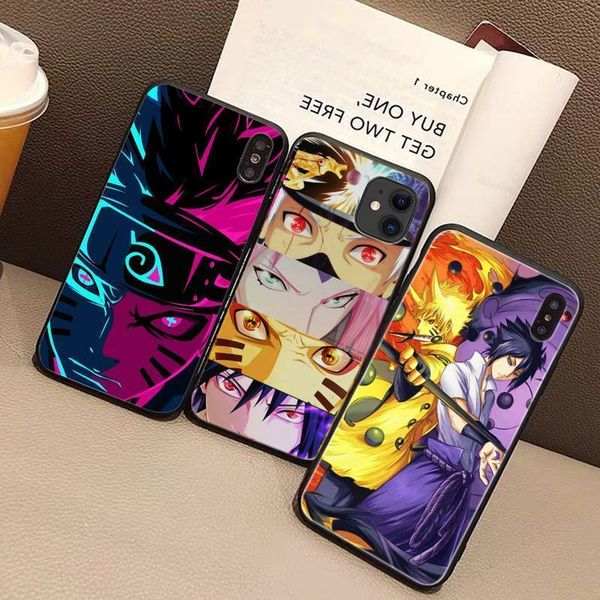 

japan naruto akatsuki anime phone case for iphone 11 12 pro xs max 8 7 6 6s plus x 5s se 2020 xr coque shell funda hull
