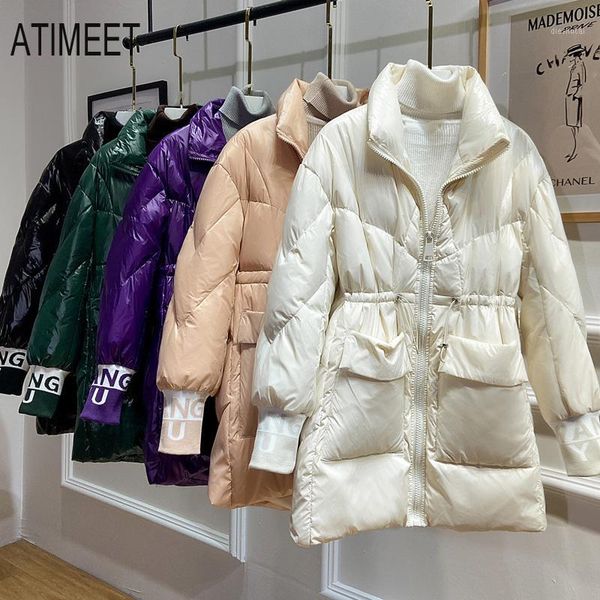 

down jacket white duck down jackets winter casual style women warm coats and parkas female outwear1, Black
