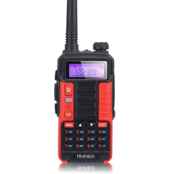 

baofeng tr-818uv 8w vhf uhf dual band fm walkie talkie with earpiece1