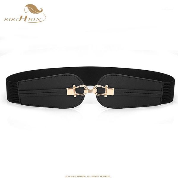 

sishion vintage elastic belt cummerbund qy0361 ladies belt black wide cummerbunds black white brown women belts1, Black;brown