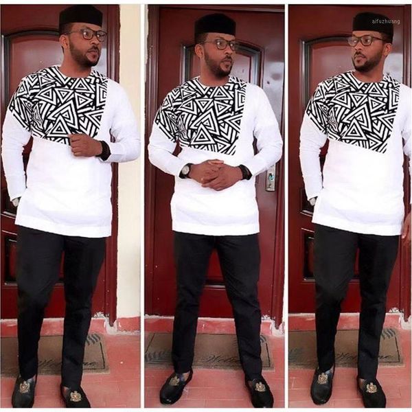 

h&d african no cap dashiki men pants suits embroidered african style long sleeve and trousers set men's clothing1, Red