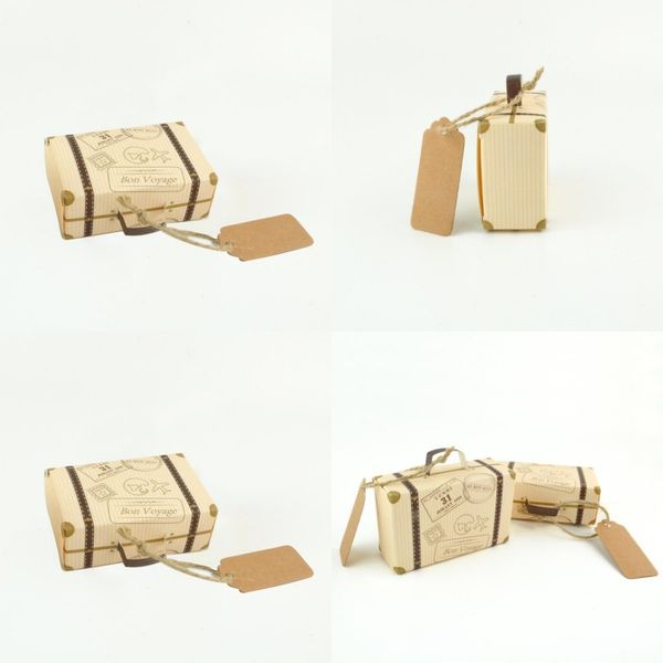 

trunk modelling happiness candies box bon voyage pattern aircraft carton portable wedding celebration chocolate boxes new arrival 0 3wj j2