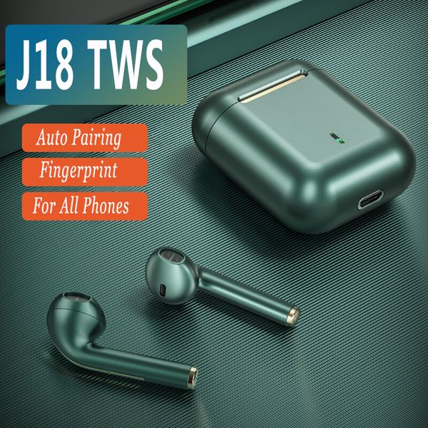 

43fgwireless earphones bluetooth tws 5.0 fingerprint headphone in ear sports earbuds headset with mic charging box for iphone xiaomi