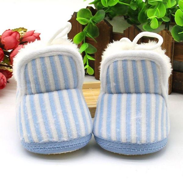 

first walkers girl snow boots booties kids princess round toe cotton white winter baby moccasins shoes 10 colors