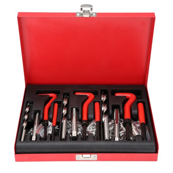 

88pcs m6 m8 m10 tap ремонт резьбы набор инструментов для автомобиля