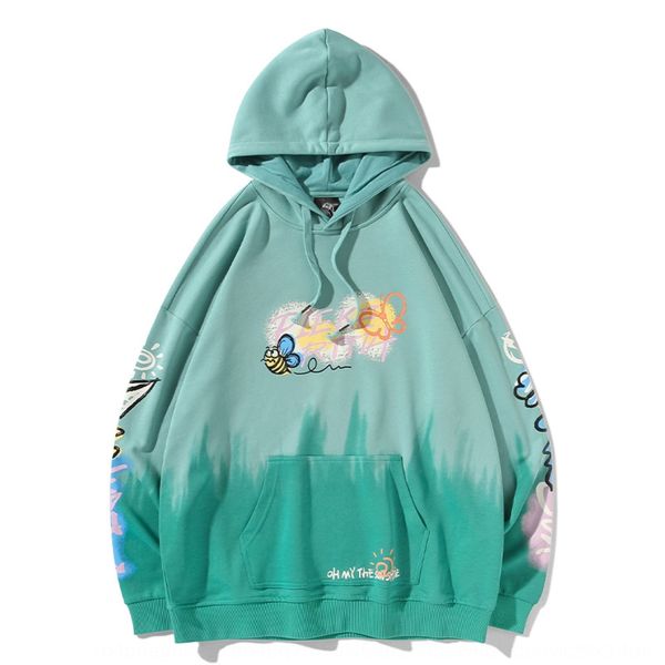 

littlegraduals свитера мужских ин модных осени тенденция tie dye супруги littlegraduals свитер пальто балахон hoodiemen аудиовходы игровой м, Black