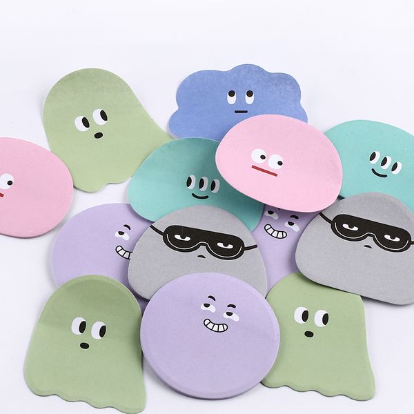 

30sheets simple color memo pad bio post-it paste writable sticky notes diary convenient patterns cute stationery sticker