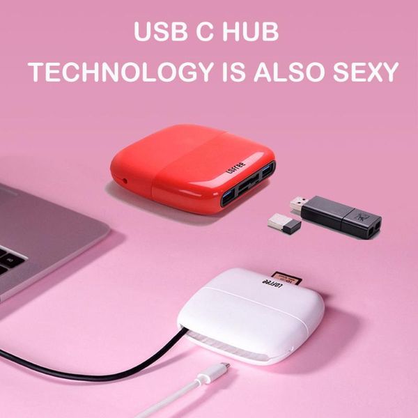 

usb c hub mini usb splitter dock station with pd charging hdmi ethernet rj45 for lenovo thinkpad notebook type c adapte