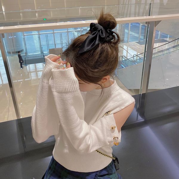 

2020 новый дизайн ниши трикотажного topshoulder taro западного стиль молодой феи свитер пуловер свитер пуловер интерьер a6clz, White;black