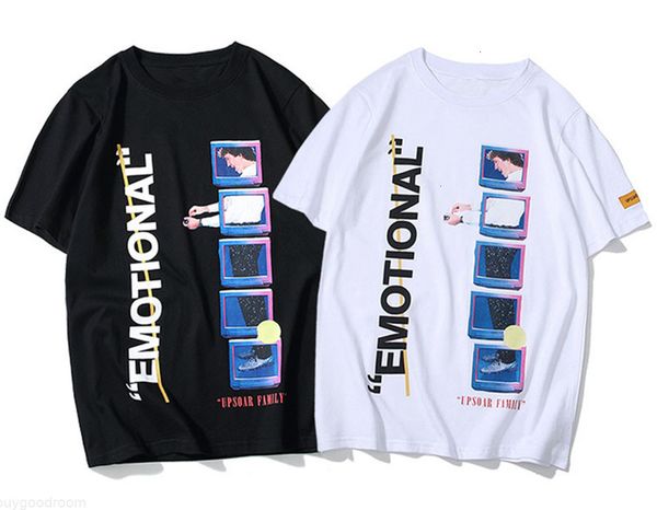

womens hip hop 3d pattern printed mens t-shirts summer harajuku fashion casual short sleeve male tees streetwear, White;black
