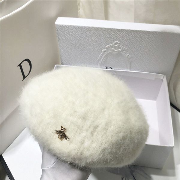 

adjustable caps 2019 fashion hats for women rabbit hair baseball cap autumn and winter empty no hat, Blue;gray