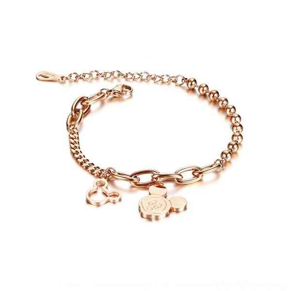 

3ori2 accessories chinese version braceletrose women's korean zodiac of smallbracelet 2020 2020 chinese zodiac braceletbracelet gold br, Golden;silver